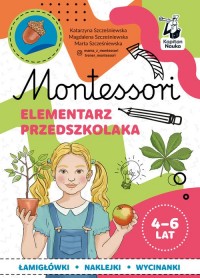 Montessori Elementarz przedszkolaka - okładka książki
