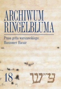 Prasa getta warszawskiego Haszomer - okładka książki