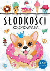 Słodkości kolorowanka - okładka książki