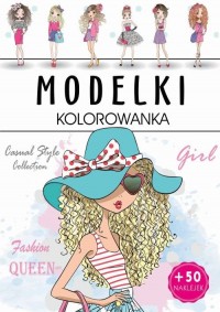 Modelki kolorowanka - okładka książki