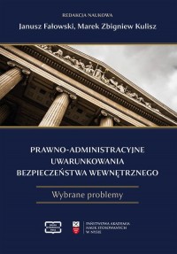 Prawno-administracyjne uwarunkowania - okładka książki