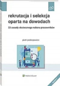 Rekrutacja i selekcja oparta na - okładka książki