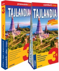 Tajlandia 3w1 przewodnik + atlas - okładka książki
