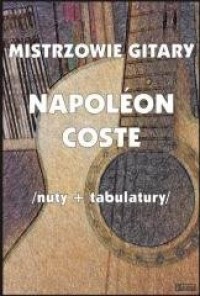 Napolon Coste nuty + tabulatury - okładka książki