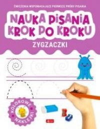 Nauka pisania krok po kroku. Zygzaczki - okładka książki