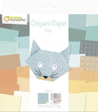 Papier do origami Furs 60 arkuszy - zdjęcie zabawki, gry