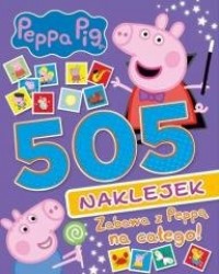 Peppa Pig 505 naklejek. Zabawa - okładka książki