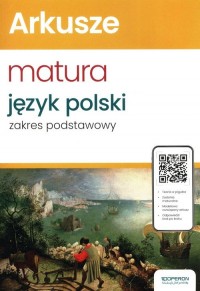 Arkusze Matura Język polski zakres - okładka podręcznika