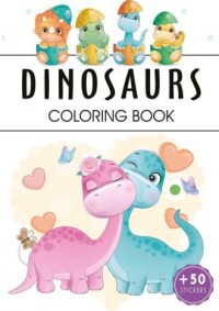 Dinosaurs Coloring Book - okładka książki