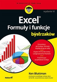Excel. Formuły i funkcje dla bystrzaków - okładka książki