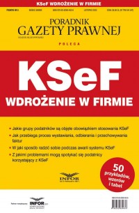 KSeF Wdrożenie w firmie. Podatki - okładka książki