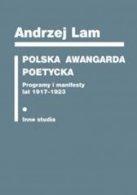 Polska awangarda poetycka. Programy - okładka książki