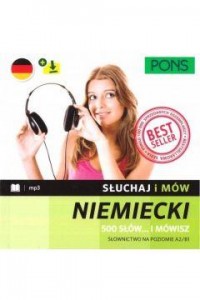 Słuchaj i mów PONS niemiecki A2/B1 - okładka podręcznika