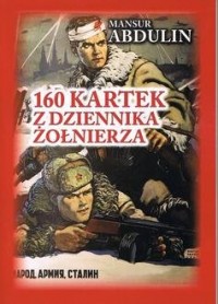 160 kartek z dziennika żołnierza - okładka książki