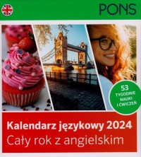 Kalendarz językowy 2024. Cały rok - okładka podręcznika