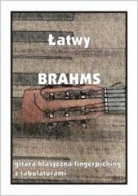 Łatwy Brahms - gitara klasyczna/fingerpicking - okładka książki