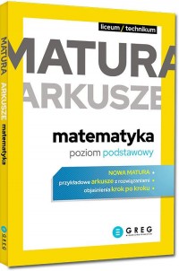 Matura - arkusze - matematyka poziom - okładka podręcznika