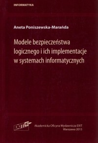 Modele bezpieczeństwa logicznego - okładka książki