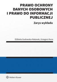 Prawo ochrony danych osobowych - okładka książki