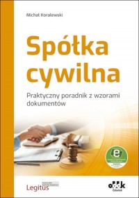 Spółka cywilna Praktyczny poradnik - okładka książki