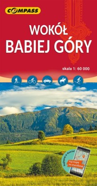 Wokół Babiej Góry 1:60 000 - okładka książki