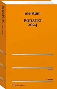 Meritum Podatki 2024 - okładka książki