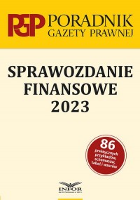 Sprawozdanie finansowe 2023 - okładka książki