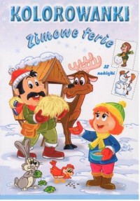 Zimowe ferie. Kolorowanki - okładka książki