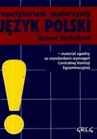 Język polski. Repetytorium maturzysty - okładka podręcznika