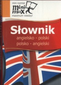 Mini max. Słownik angielsko-polski, - okładka książki