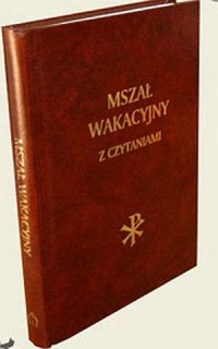 Mszał Wakacyjny z czytaniami - okładka książki