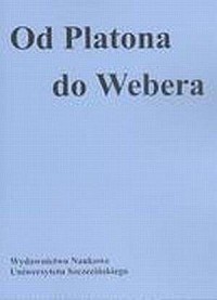 Od Platona do Webera - okładka książki