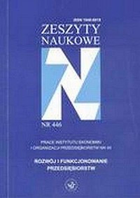 Rozwój i funkcjonowanie przedsiębiorstw. - okładka książki