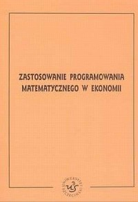 Zastosowanie programowania matematycznego - okładka książki