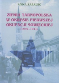Ziemia Tarnopolska w okresie pierwszej - okładka książki