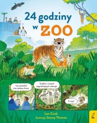 24 godziny w zoo - okładka książki