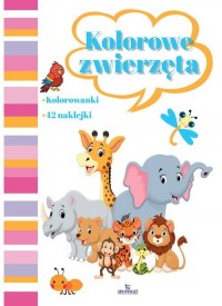 Kolorowe zwierzęta - okładka książki