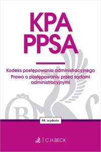 KPA. PPSA. Kodeks postępowania - okładka książki