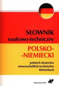 Słownik naukowo-techniczny Polsko-Niemiecki - okładka książki