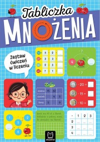 Tabliczka mnożenia. Zestaw ćwiczeń - okładka książki