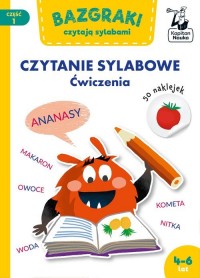 Bazgraki czytają sylabami Czytanie - okładka książki