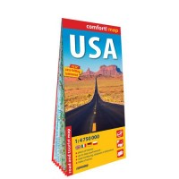 comfort!map USA 1:4 750 000 laminowana - okładka książki