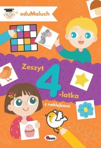 EduMaluch Zeszyt 4-latka - okładka książki