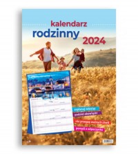 Kalendarz 2024 - Rodzinny DUŻY - okładka książki
