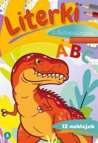 Literki z dinozaurami - okładka książki
