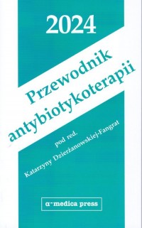 Przewodnik antybiotykoterapii 2024 - okładka książki