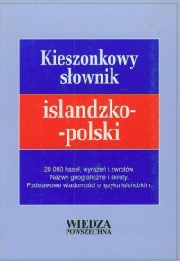 Słownik kieszonkowy islandzko-polski - okładka książki