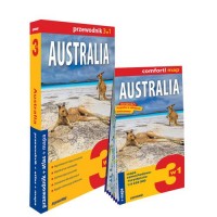 Australia 3w1 przewodnik + atlas - okładka książki