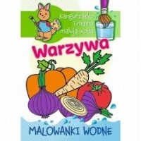 Kangurzątko i mama malują wodą, - okładka książki