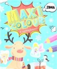 Maxi Colour. Zima - okładka książki